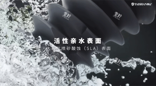 泰山种植牙活性亲水表面图 泰山种植牙活性亲水表面图